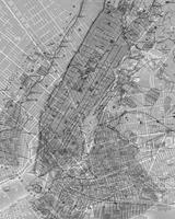 Komar NYC Map Vlies Fotobehang 200x250cm 2-banen