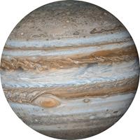 Komar Jupiter Vlies Fotobehang 125x125cm rond
