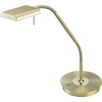 BES LED Led Tafellamp - Trion Bernaro - 12w - Warm Wit 3000k - Dimbaar - Rond at Goud - Aluminium