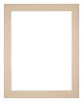 Your Decoration Passe-Partout 28x35cm/20x27cm Karton Beige Rand 4cm Recht