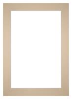 Your Decoration Passe-Partout 35x50cm/23x38cm Karton Beige Rand 6cm Recht