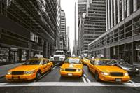 Dimex Yellow Taxi Vlies Fotobehang 375x250cm 5-banen