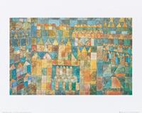 PGM Paul Klee - Tempelviertel von Pert, 1928 Kunstdruk 50x40cm