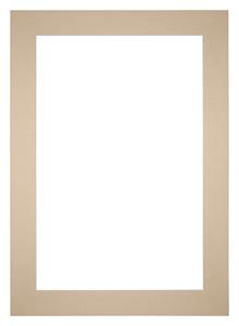 Your Decoration Passe-Partout 60x84cm/48x72cm Karton Beige Rand 6cm Recht