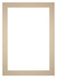 Your Decoration Passe-Partout 60x84cm/50x74cm Karton Beige Rand 5cm Recht