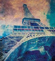 Dimex Eiffel Tower Abstract I Fotobehang 225x250cm 3-banen