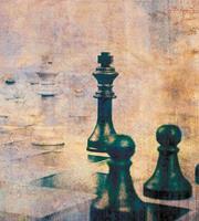 Dimex Chess Abstract Fotobehang 225x250cm 3-banen