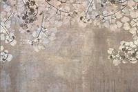Dimex Beige Leaves Abstract Fototapete 375x250cm 5-bahnen