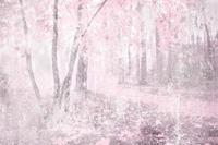Dimex Pink Forest Abstract Fotobehang 375x250cm 5-banen
