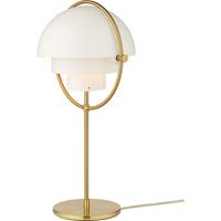 GUBI Multi-Lite Table Lamp Brass & White