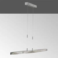 FISCHER & HONSEL LED hanglamp Colmar, CCT, nikkel, lengte 106 cm