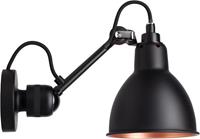 Lampe Gras N304 Wall Lamp Mat Black & Mat Black/copper Hardwired