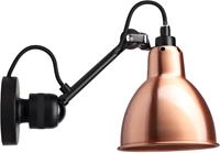 Lampe Gras N304 Wall Lamp Mat Black & Copper Hardwired