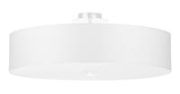 sollux Cylindrical Flush Light White 50cm E27 Zylindrisches Unterputzlicht Weiß 50cm E27