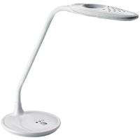BES LED Led Bureaulamp Met Vergrootglas - Aigi Magnoty - 5w - Natuurlijk Wit 5000k - Dimbaar - Glans Wit