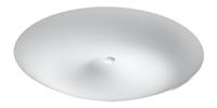 sollux Patterned Glass Flush Light White 63cm E27 Gemustertes Glas Flächenbündig Weiß 63cm E27