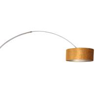 Steinhauer Vloerlamp Sparkled light 8126 staal kap gouden velours