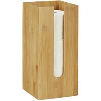 RELAXDAYS Toilettenpapierhalter stehend, für 3 Rollen, Toilettenpapier Aufbewahrung, Bambus, HBT 33 x 15 x 15 cm, natur
