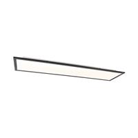 QAZQA Modern LED-paneel zwart incl. LED 120 cm - Liv