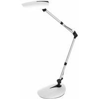 WOFI Tischleuchte Tischlampe Schlafzimmer LED Leselampe mit verstellbaren Gelenken, Metall Glas, 9 W 650lm warmweiß, HxB 79x22 cm  8618.01.06.7000