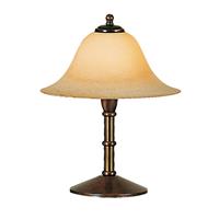 Menzel Anno 1900 tafellamp Scavo-rookglas kap