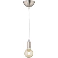 BES LED Led Hanglamp - Hangverlichting - Trion Cardino - E27 Fitting - 1-lichts - Rond at Nikkel - Aluminium