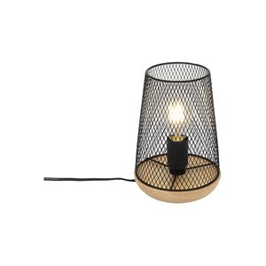 QAZQA Tafellamp bosk - Zwart - Design - D 15cm