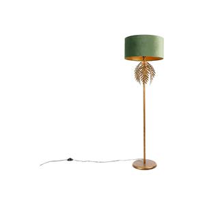 QAZQA Vloerlamp botanica - Groen - Landelijk - D 50cm