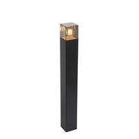QAZQA staande Buitenlamp denmark - Zwart - Modern - L 8.3cm