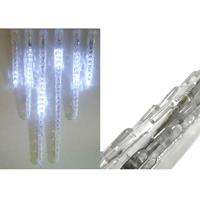 Lumineo - Led Icicle Display Buiten 250cm-76l Transparent/koel Wit
