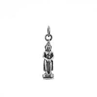 Spiru Geboortedag Boeddha hanger/bedel Zondag 925 zilver - 2 cm