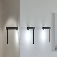 Martinelli Luce Mosca LED-Wandleuchte 20cm schwarz