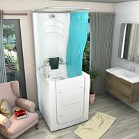 ACQUAVAPORE Senioren Dusche Sitzbadewanne Sitzwanne Badewanne mit Tür Pool S10D