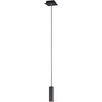 BES LED Led Hanglamp - Trion Mary - Gu10 Fitting - 1-lichts - Rond at Zwart - Aluminium