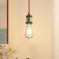 Lindby Archita hanglamp, rood, bruin