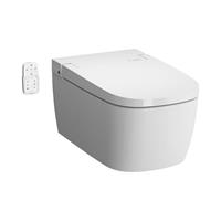 MARKENARTIKEL Dusch-wc VitrA V-Care 1.1 Comfort, weiß mit VitrA Clean Wandtiefspül-WC spülrandl.+ Sitz