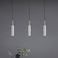 Schöner Wohnen Stina LED hanglamp 3-lamps nikkel