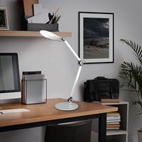Briloner - LED Schreibtischlampe CCT dimmbar Touch drehbar Silber 9W Leuchten