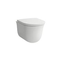 LAUFEN The New Classic Tiefspül-WC wandhängend, spülrandlos, H820851, Farbe: Weiß mit LCC - H8208514000001 - 