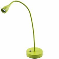 Nordlux Tischleuchte Schreibtischlampe Tischlampe Beistellleuchte Leseleuchte Schlafzimmer, Metall Stahl Eisen grünfarbig, 1x LED 3 Watt 130 Lumen