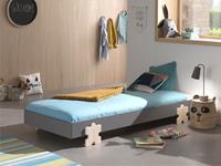 Vipack Modulo Bed 90 x 200 Cm Puzzle Grijs