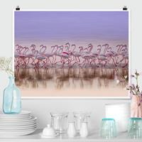 Klebefieber Poster Flamingo Party