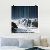 Klebefieber Poster Wasserfall in Finnland