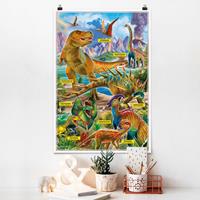 Klebefieber Poster Die Dinosaurierarten