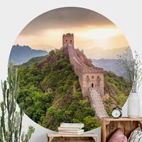 Klebefieber Runde Tapete selbstklebend Die unendliche Mauer von China