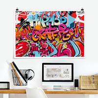 Klebefieber Poster HipHop Graffiti
