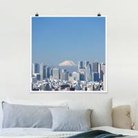 Klebefieber Poster Tokio vor dem Fuji