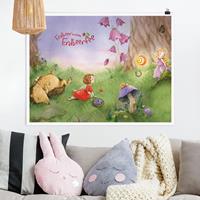 Klebefieber Poster Erdbeerinchen Erdbeerfee - Im Wald