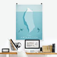 Klebefieber Poster Reiseposter - Antarktis