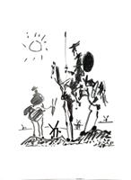 PGM Pablo Picasso Don Quixote Kunstdruk 60x50cm